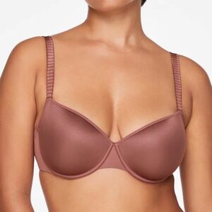 ThirdLove 24/7 Classic T-Shirt Bra 34F Retail $72 Side Smoothing Sienna Copper